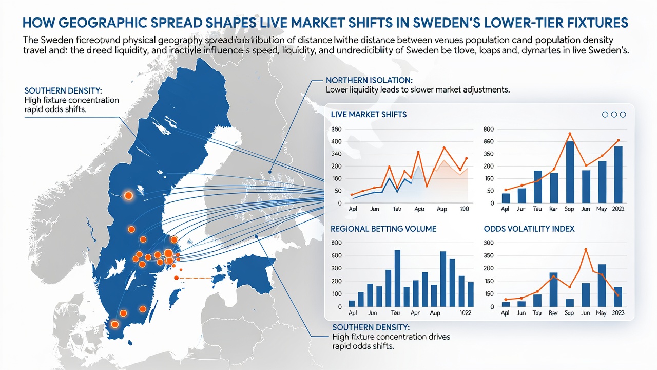 Live betting odds display showing market movements during a lower-tier Swedish match