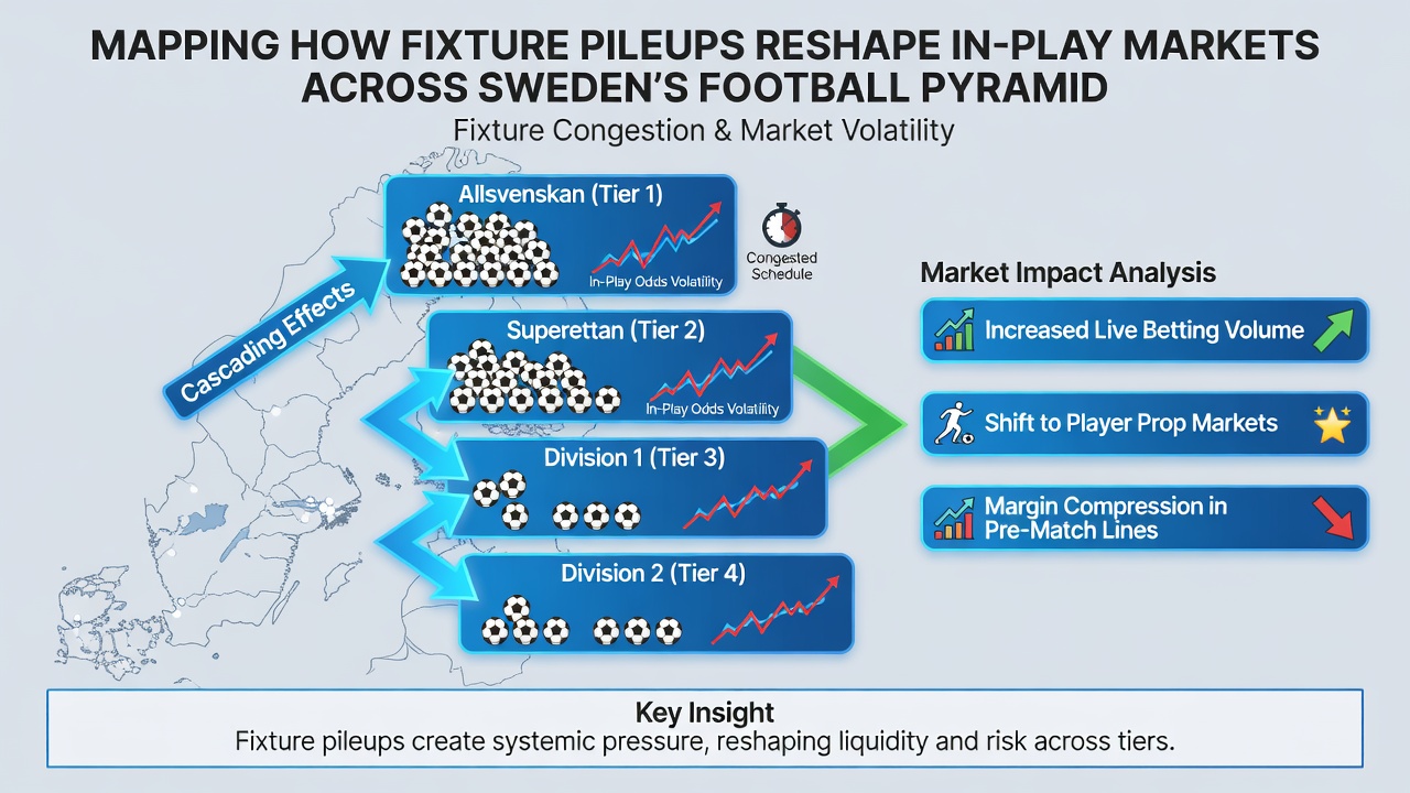 Charts showing live odds shifts during fixture pileup periods in Swedish leagues